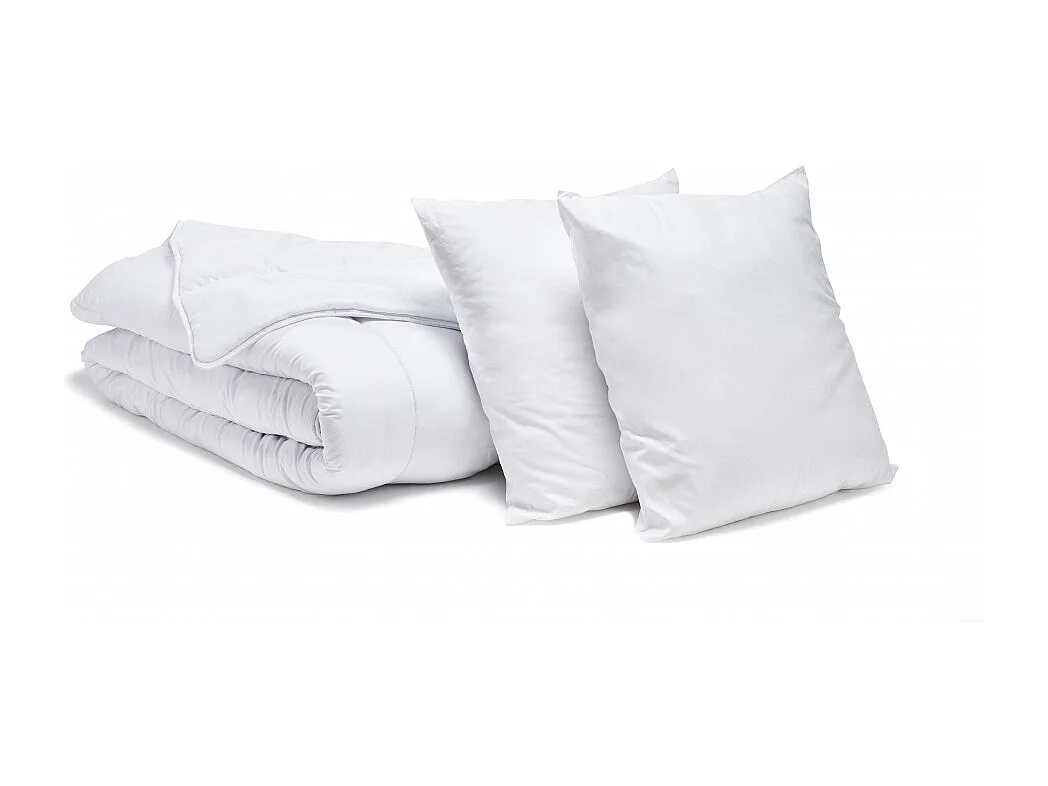 Pack Anti-Acariens Couette 220x240cm + 2 Oreillers 60x60cm