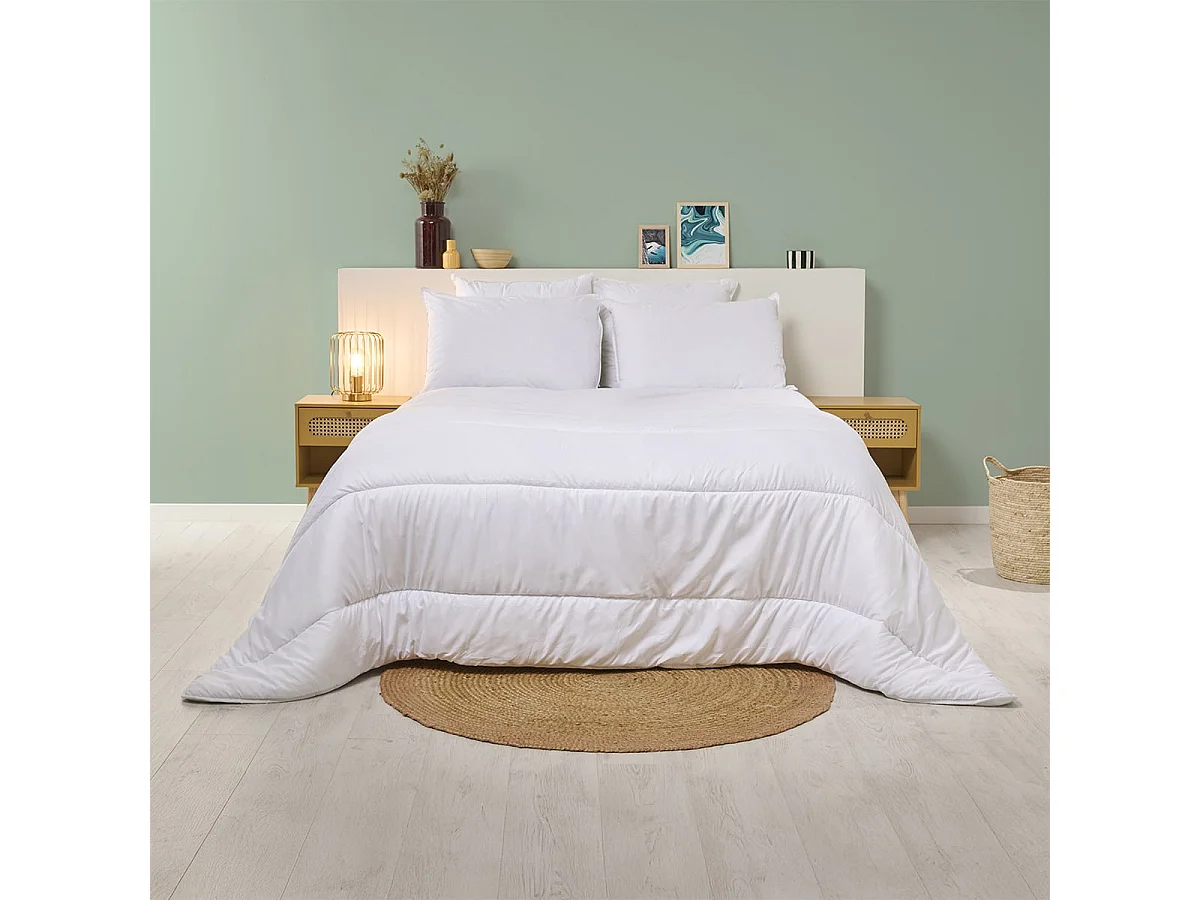 Pack Anti-Acariens Couette 220x240cm + 2 Oreillers 60x60cm