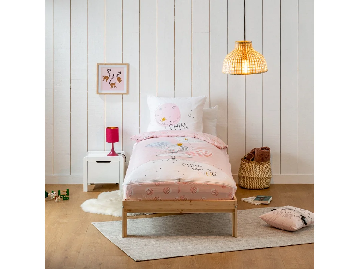 Caradou® Shine - Parure de lit Enfant Avec Couette - 90x190cm