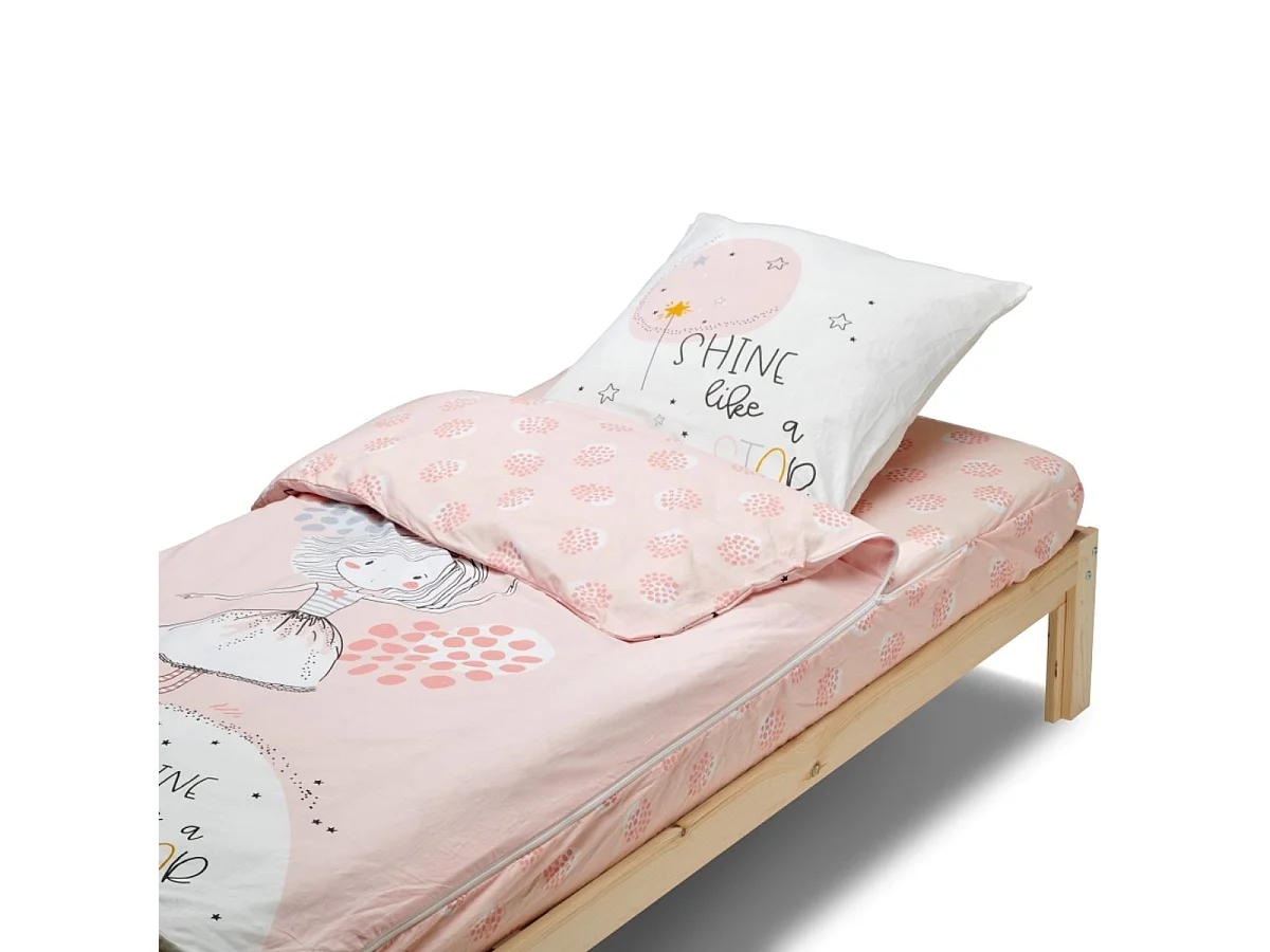 Caradou® Shine - Parure de lit Enfant Avec Couette - 90x190cm