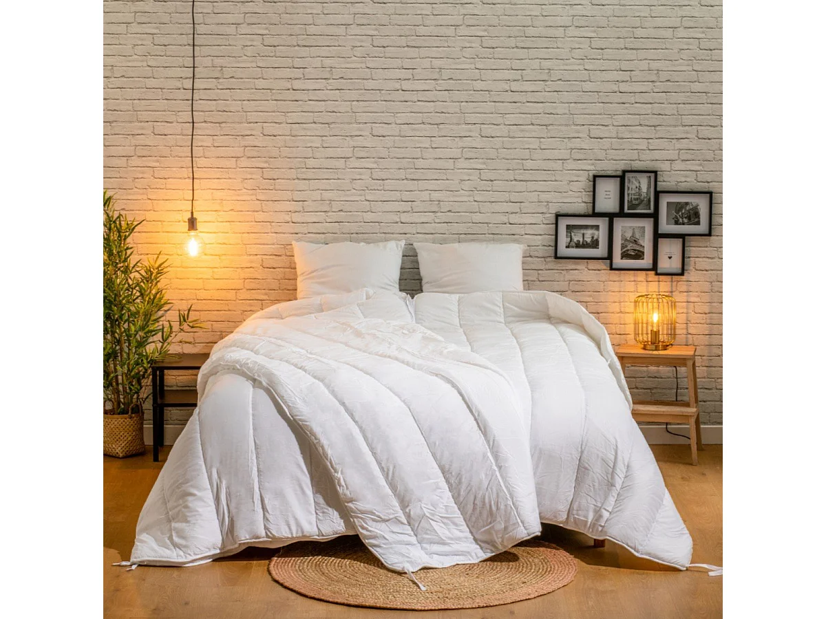 Couette chaude Adaptable pour 2 - Spécial couples 240x260cm