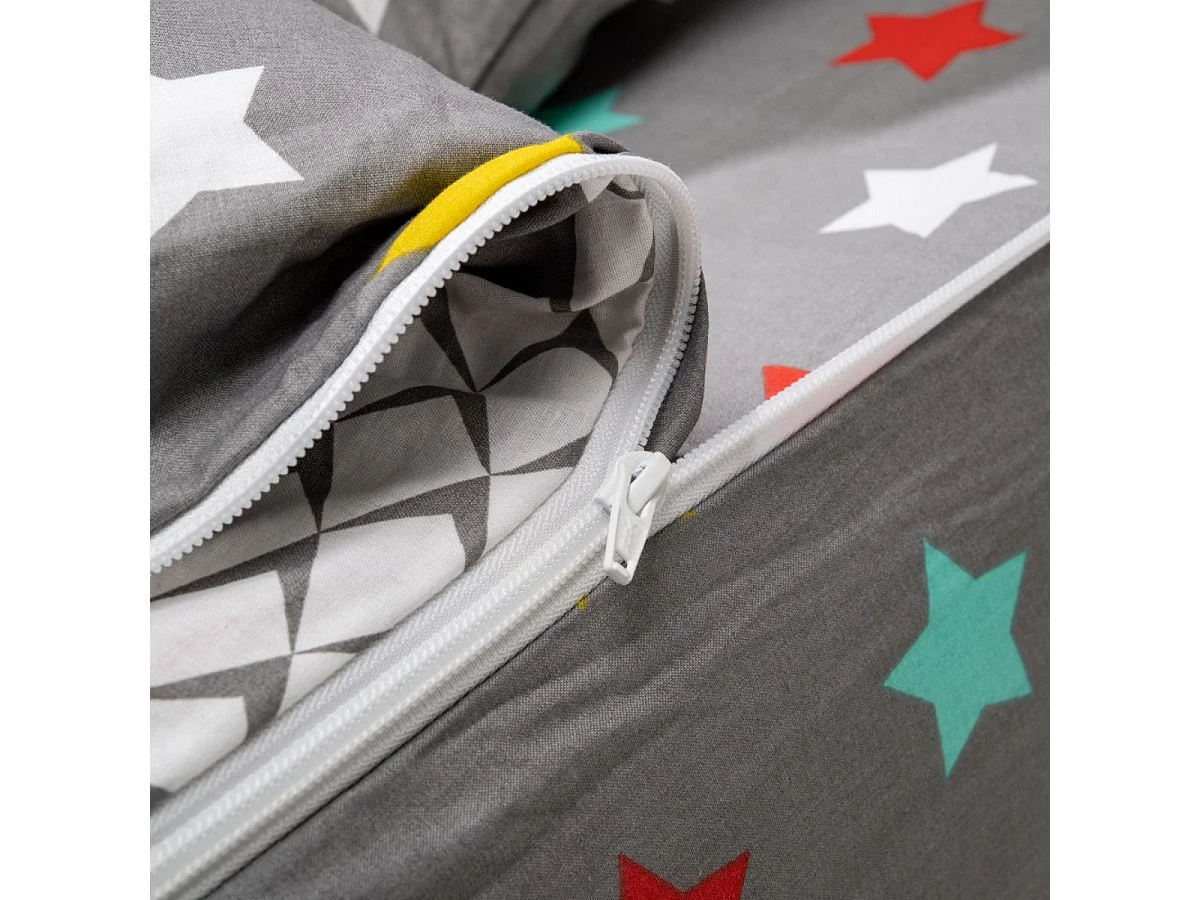 Caradou® Stars - Parure de lit Enfant Avec Couette - 90x190cm