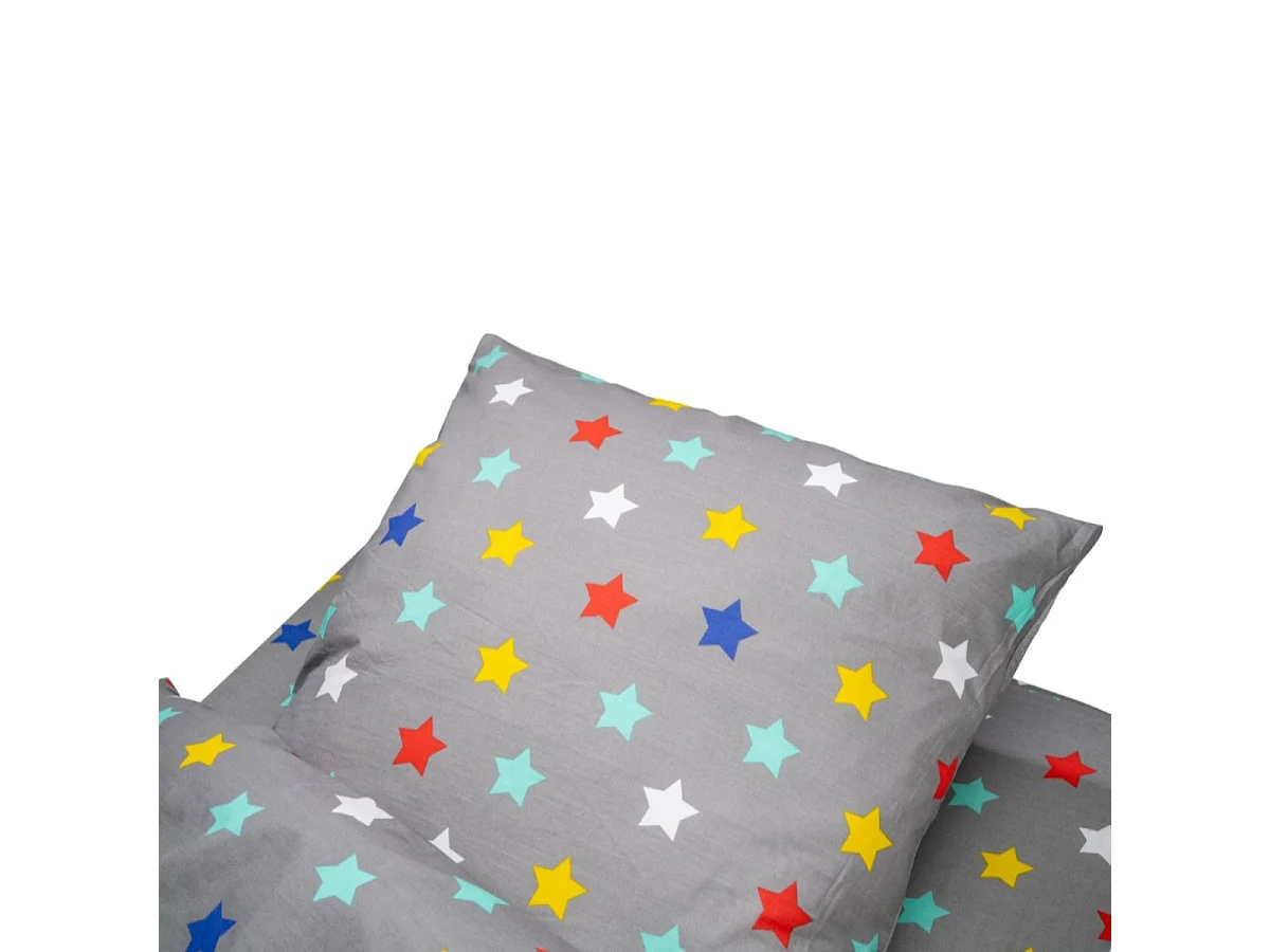 Caradou® Stars - Parure de lit Enfant Avec Couette - 90x190cm