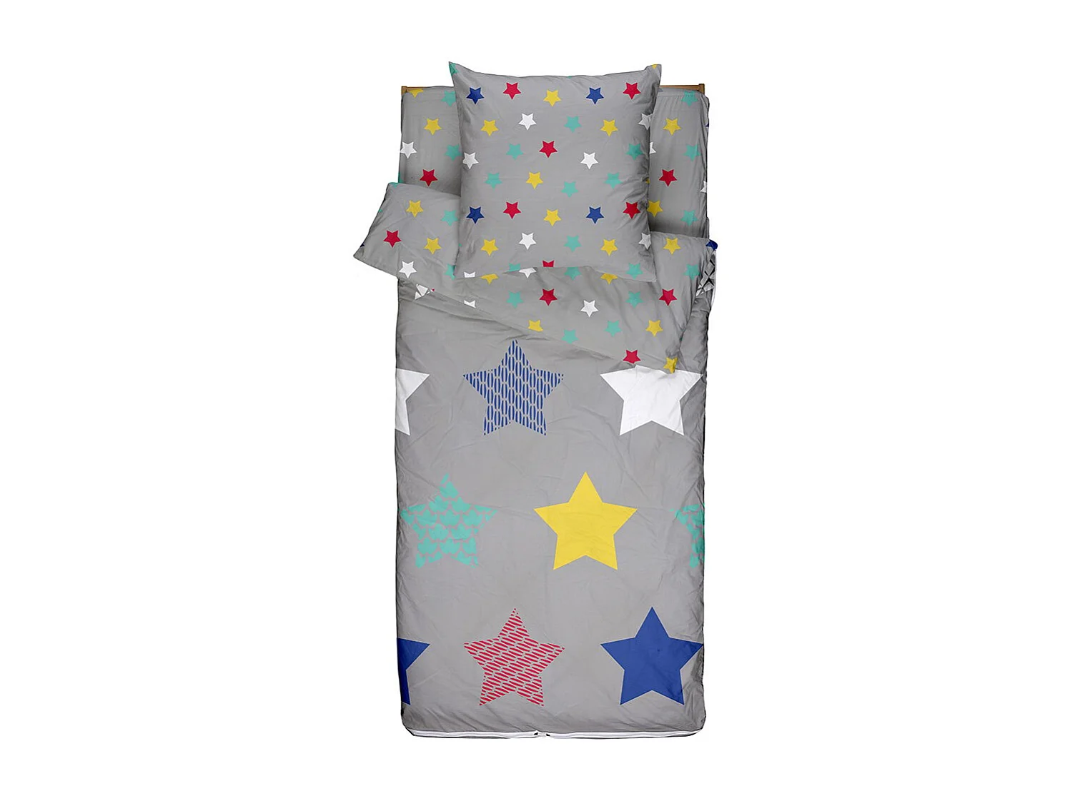 Caradou® Stars - Parure de lit Enfant Avec Couette - 90x190cm