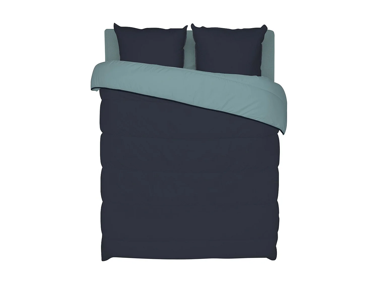 Couette imprimée microfibre chaude La Contraste 140x200cm