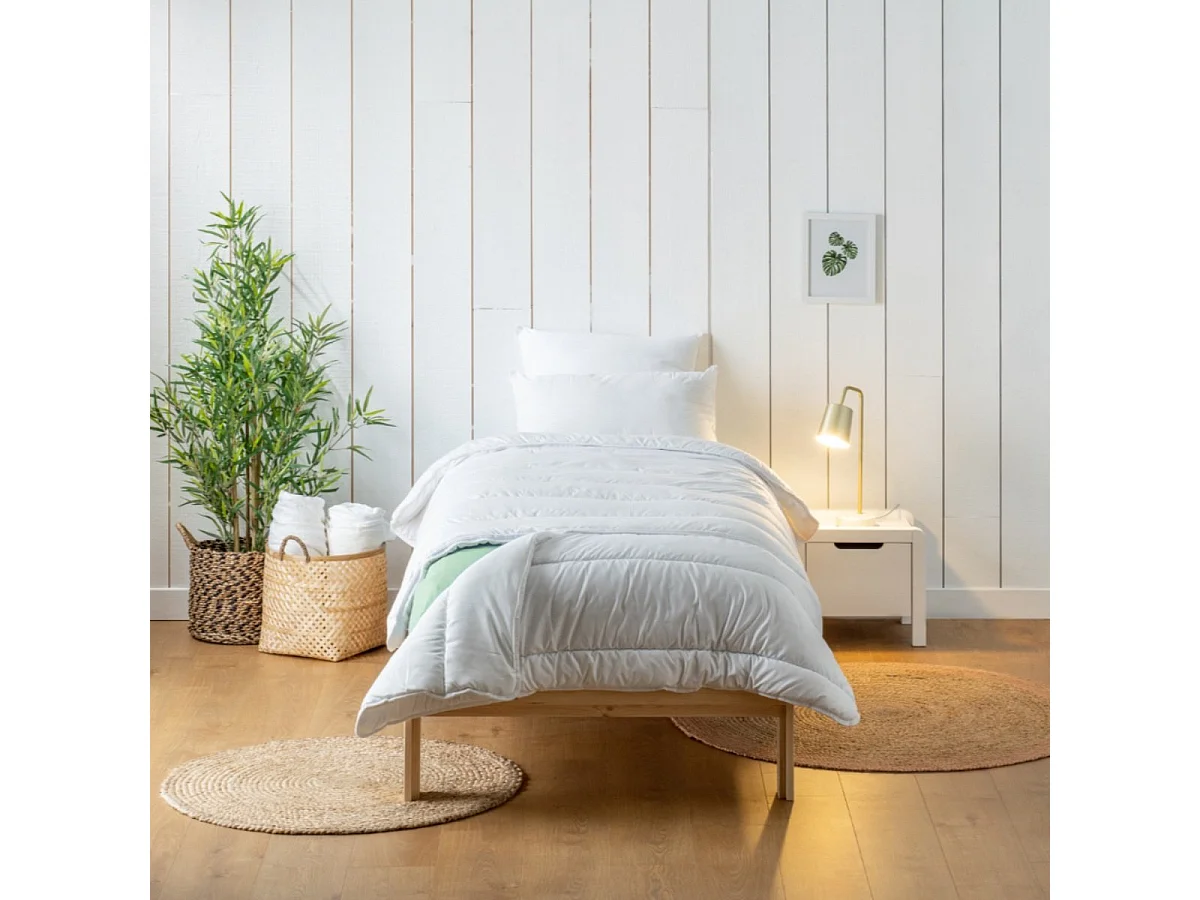 Couette enfant Coton Bio lit évolutif extensible - 140 x (150 + 50) cm