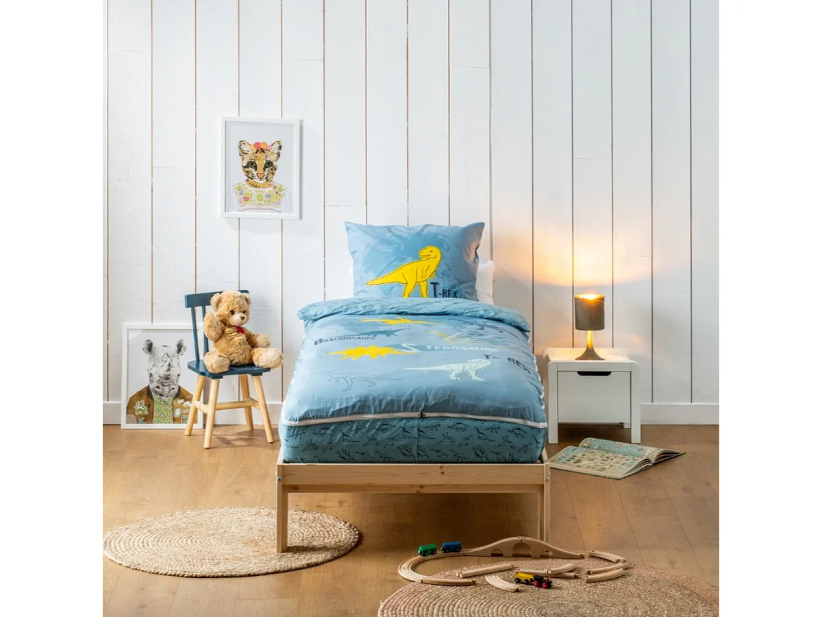 Caradou® T-Rex : Couchage prêt à dormir 3 en 1 - 90x190cm