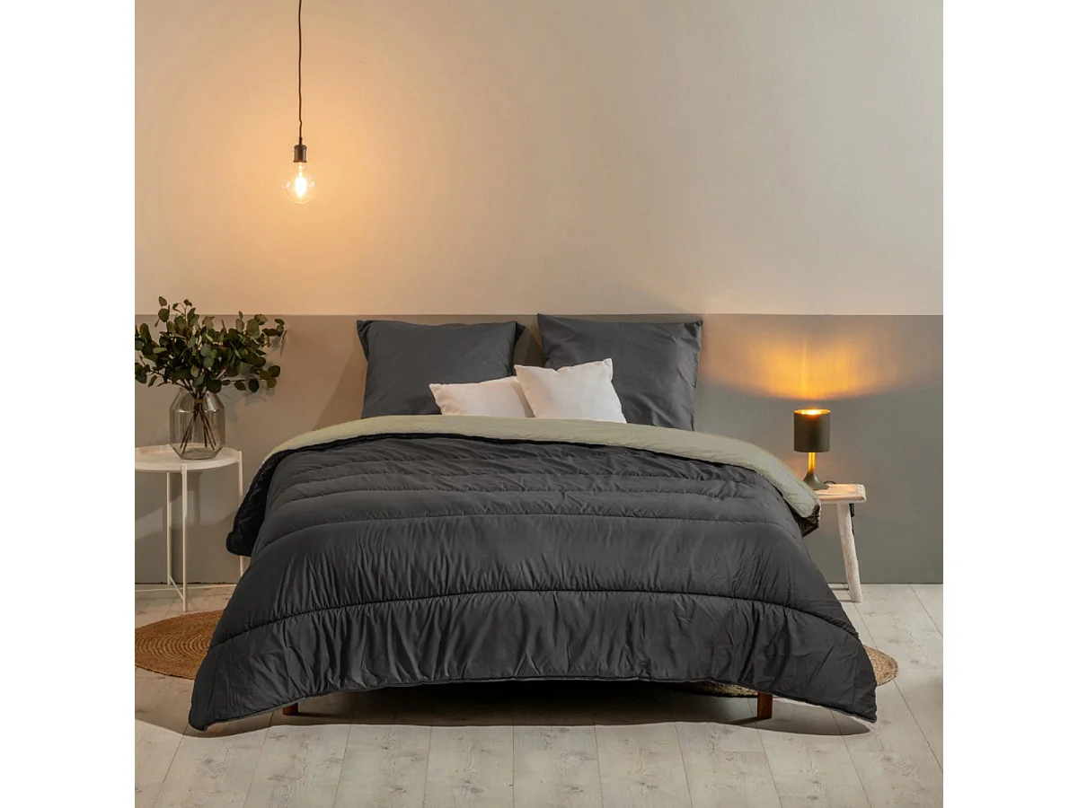 Couette imprimée microfibre chaude La Chaleureuse 140x200cm