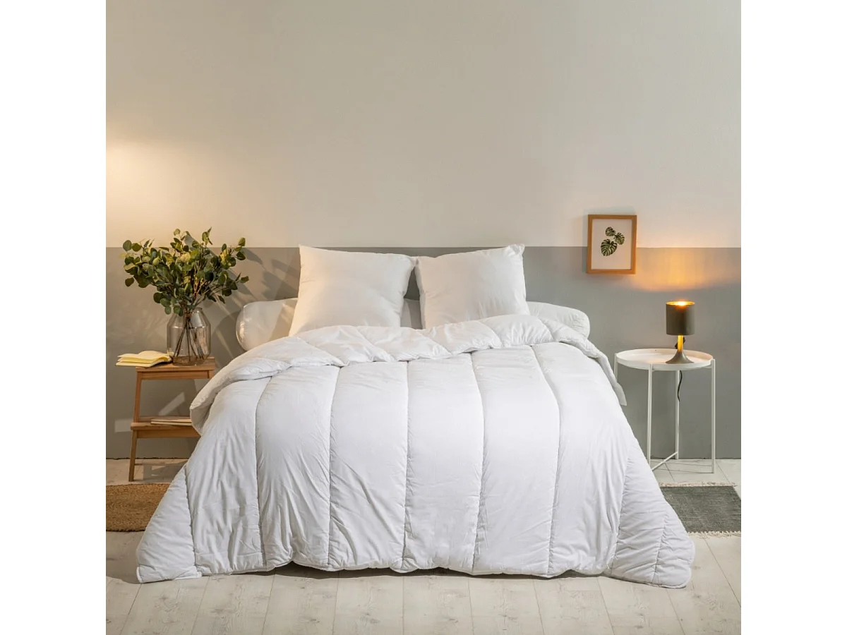 Couette chaude Coton Bamboo Hiver respirante 140x200cm