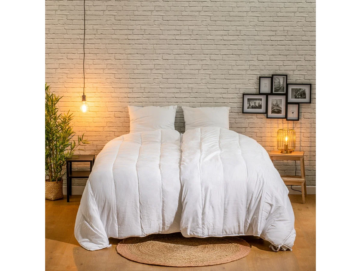 Couette chaude Adaptable pour 2 - Spécial couples 220x240cm