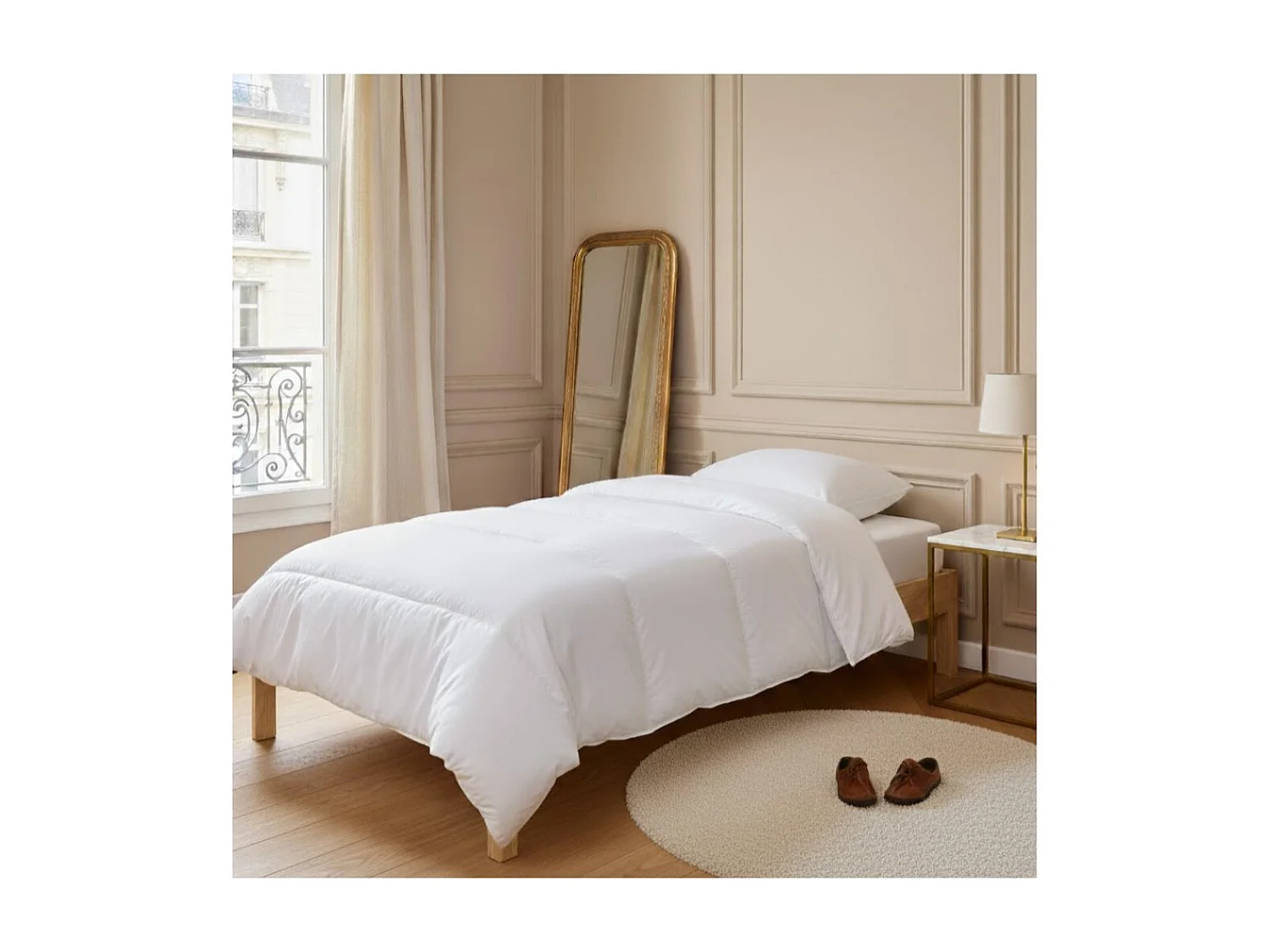 Couette chaude Anti-acariens 240x260cm
