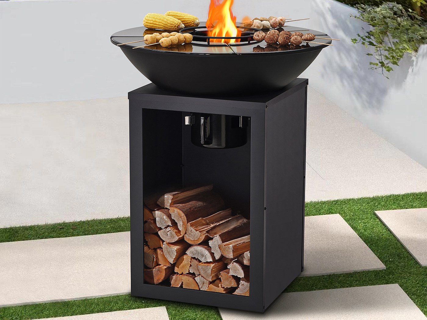 Barbecue A Carbone Pieghevole Portatile JJA 45x29x24cm Per Campeggio E Picnic | Griglia Da Cucina Outdoor