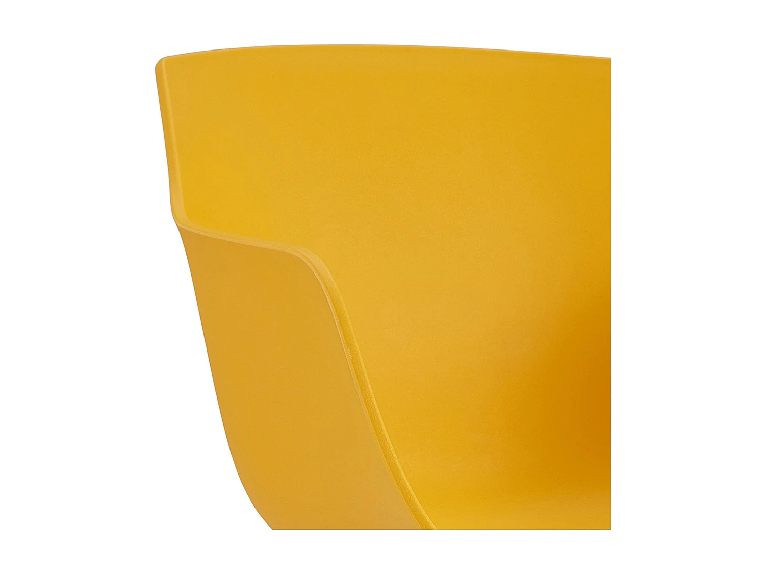 ANDREA - Sedia scandinava curry gambe metallo effetto legno (x2)