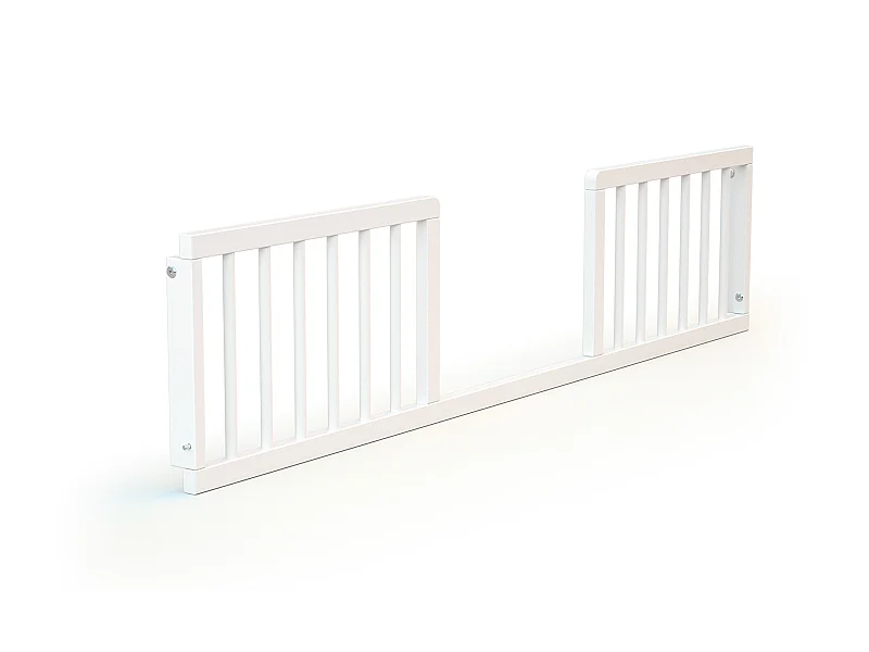 Barreira para cama de bebê FESTIVE em madeira Branco 140 cm