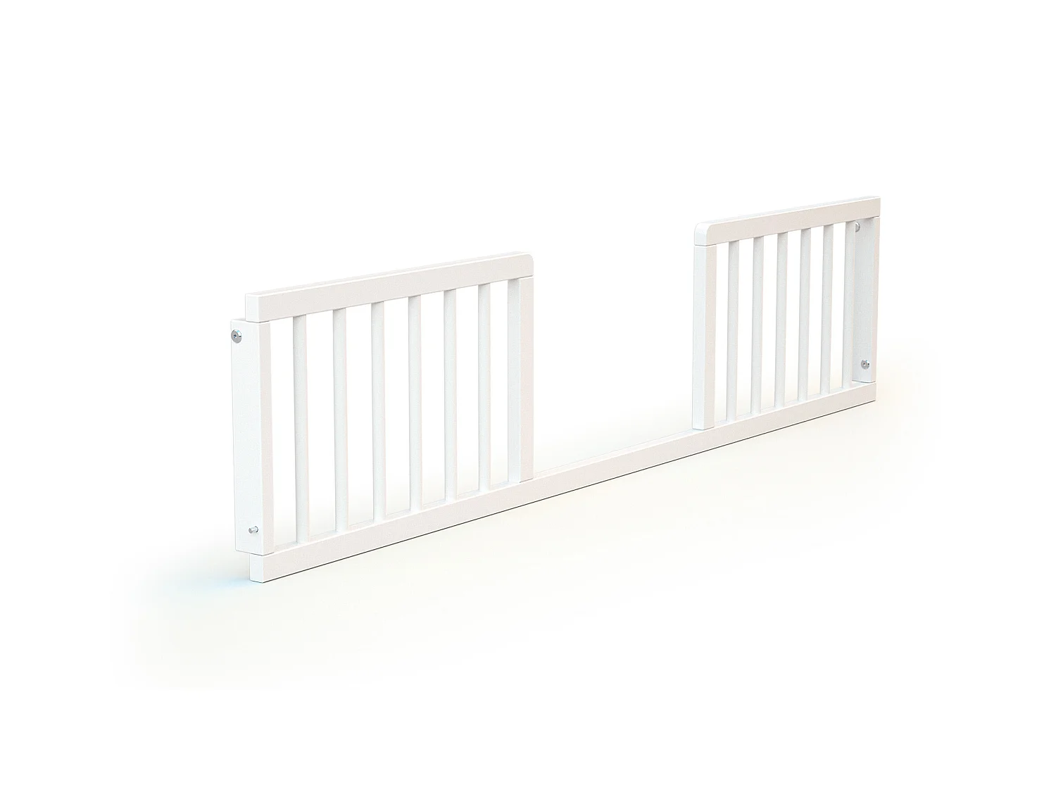 Barrière de lit bébé en bois FESTIVE Blanc 140 cm