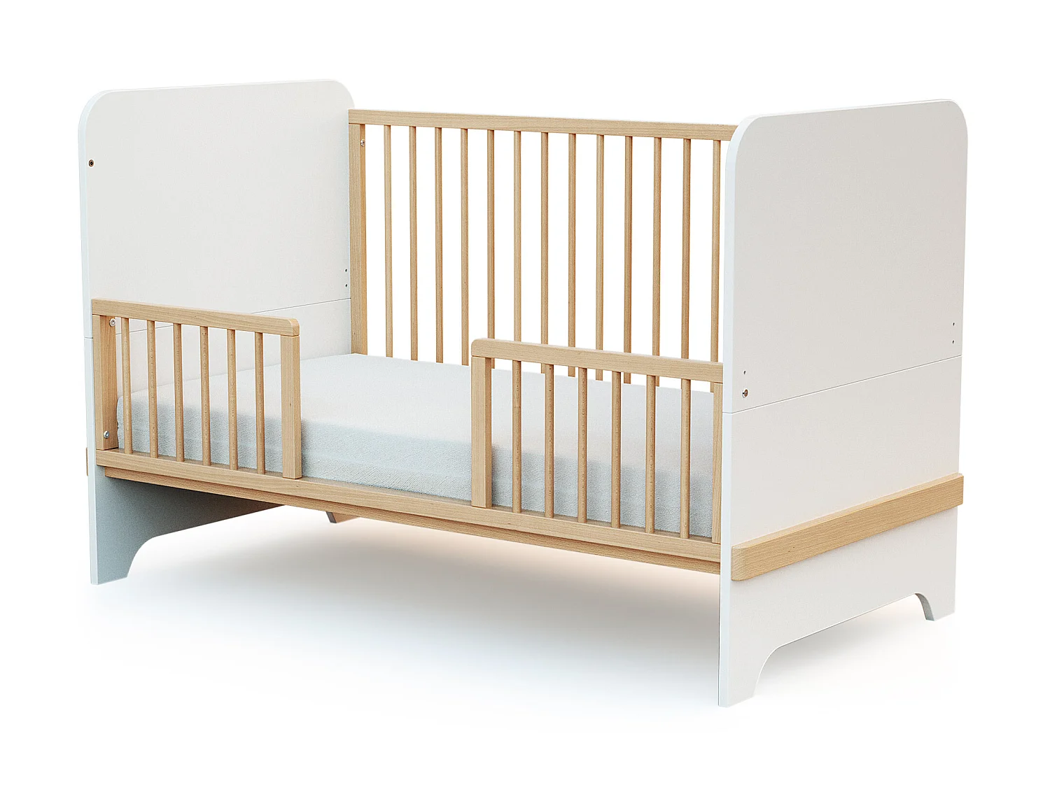 Barrière de lit bébé en bois FESTIVE Hêtre Verni 140 cm