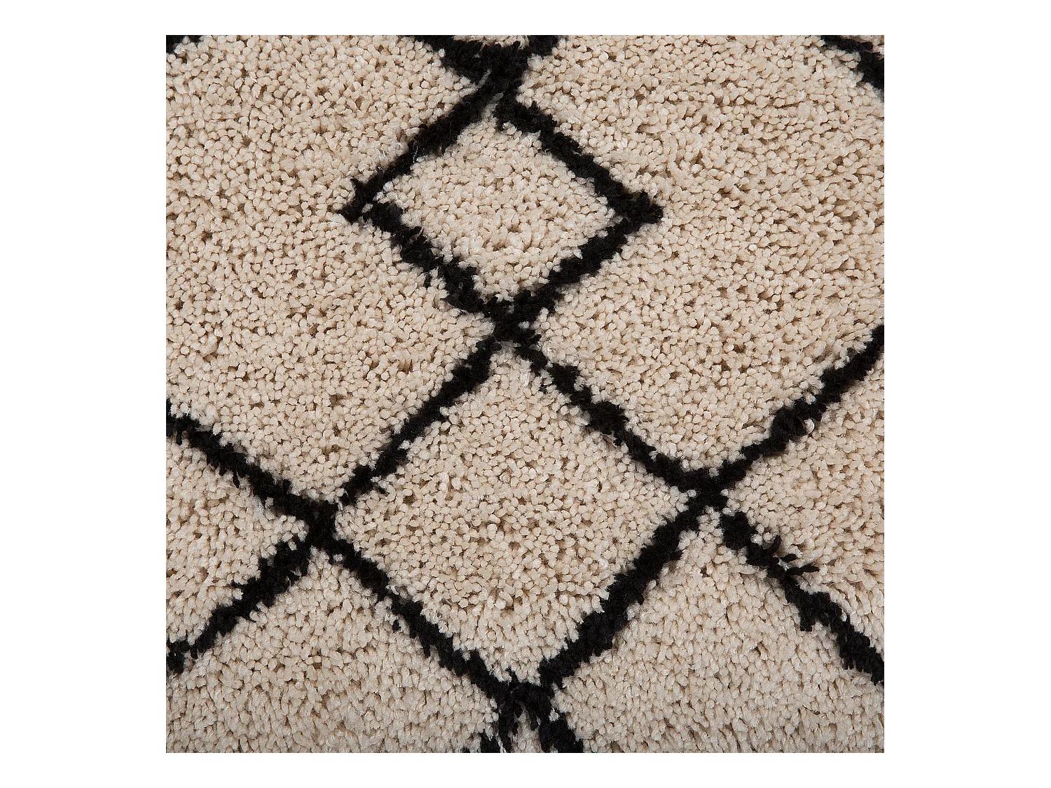 Vloerkleed polyester beige/zwart 160 x 230 cm HAVSA