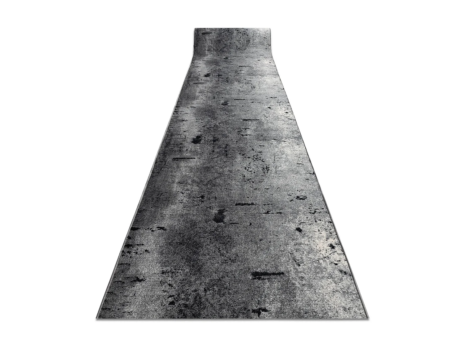 TAPIS DE COULOIR antidérapant MARL Béton la gomme gris 80x330 cm