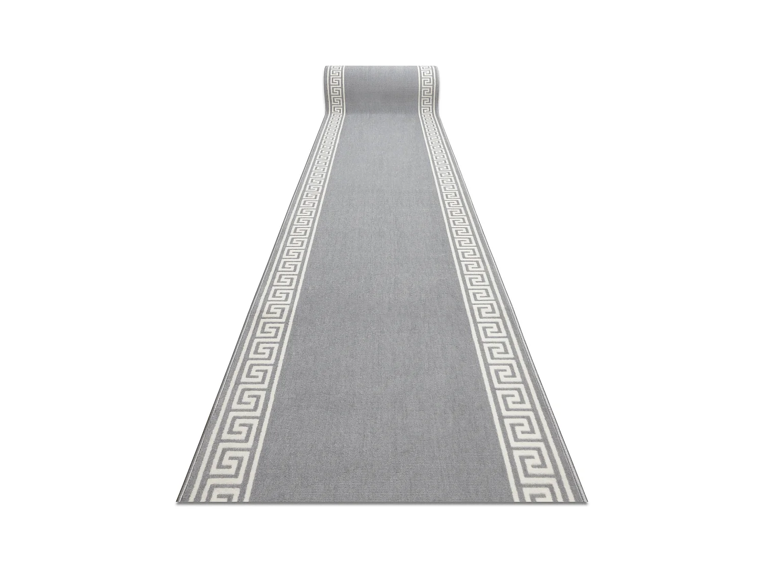 TAPIS DE COULOIR BCF MORAD Grek grec gris 60x200 cm