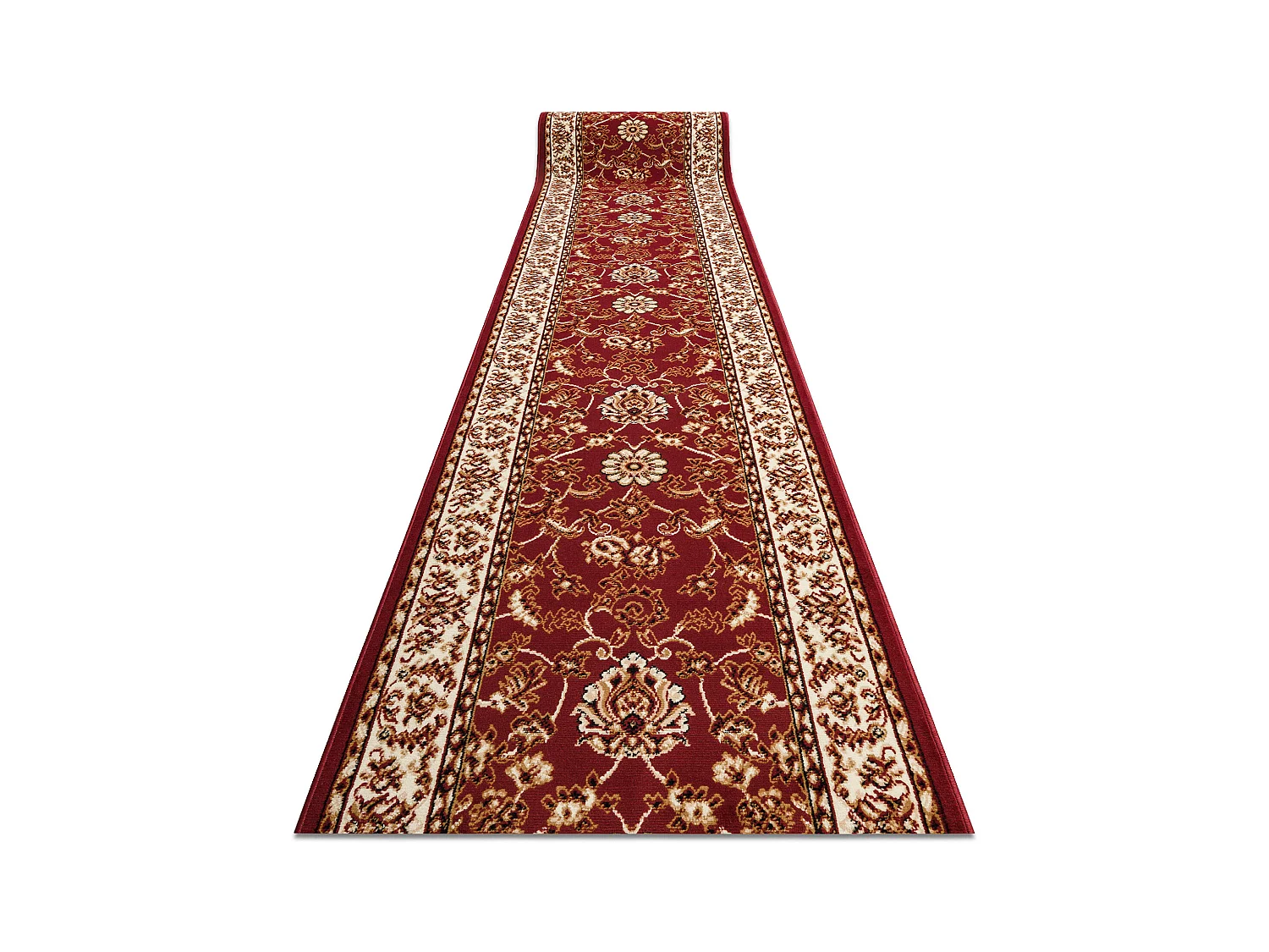 TAPIS DE COULOIR BCF MORAD Klasyk classique bordeaux 150x200 cm