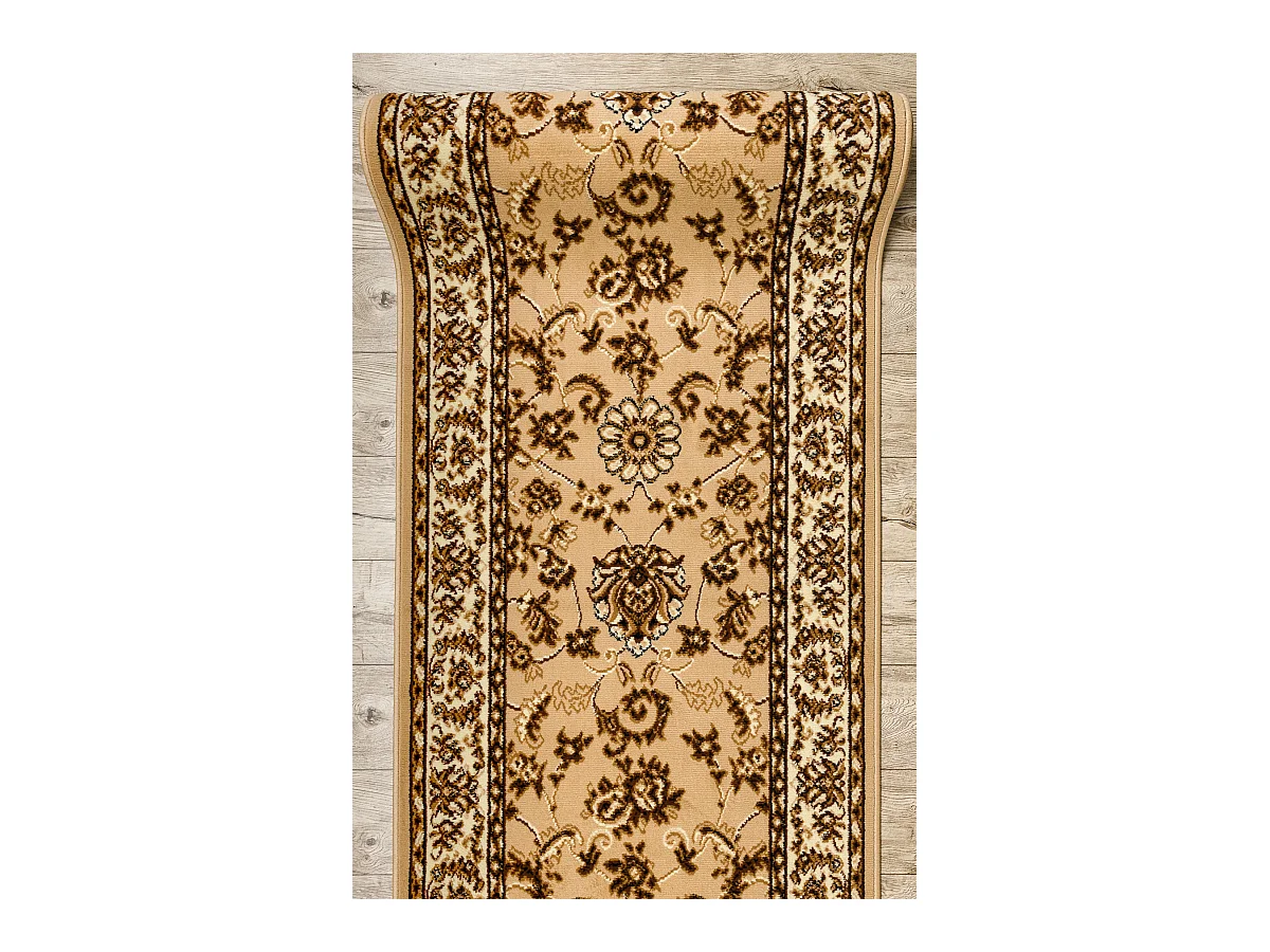 TAPIS DE COULOIR BCF MORAD Klasyk classique beige 100x170 cm