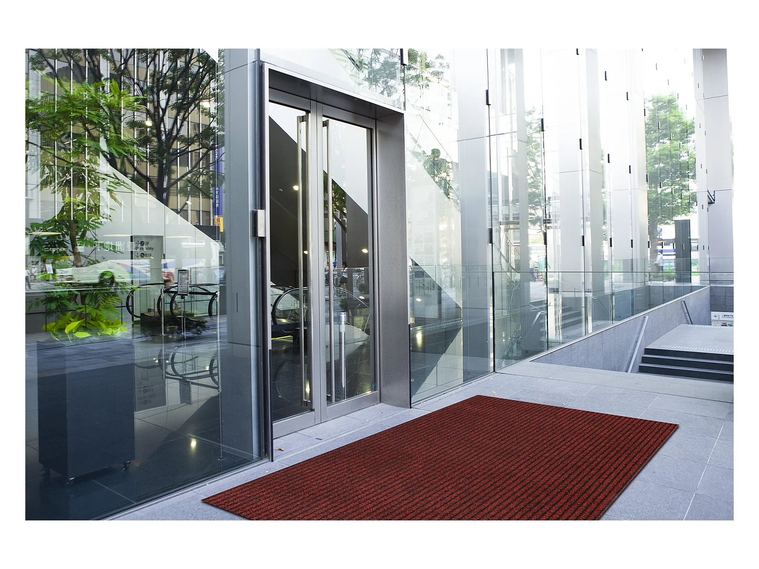 Ruitenwisser anti slip GIN 3086 liverpool extern, intern, op een rubbe 200x400 cm