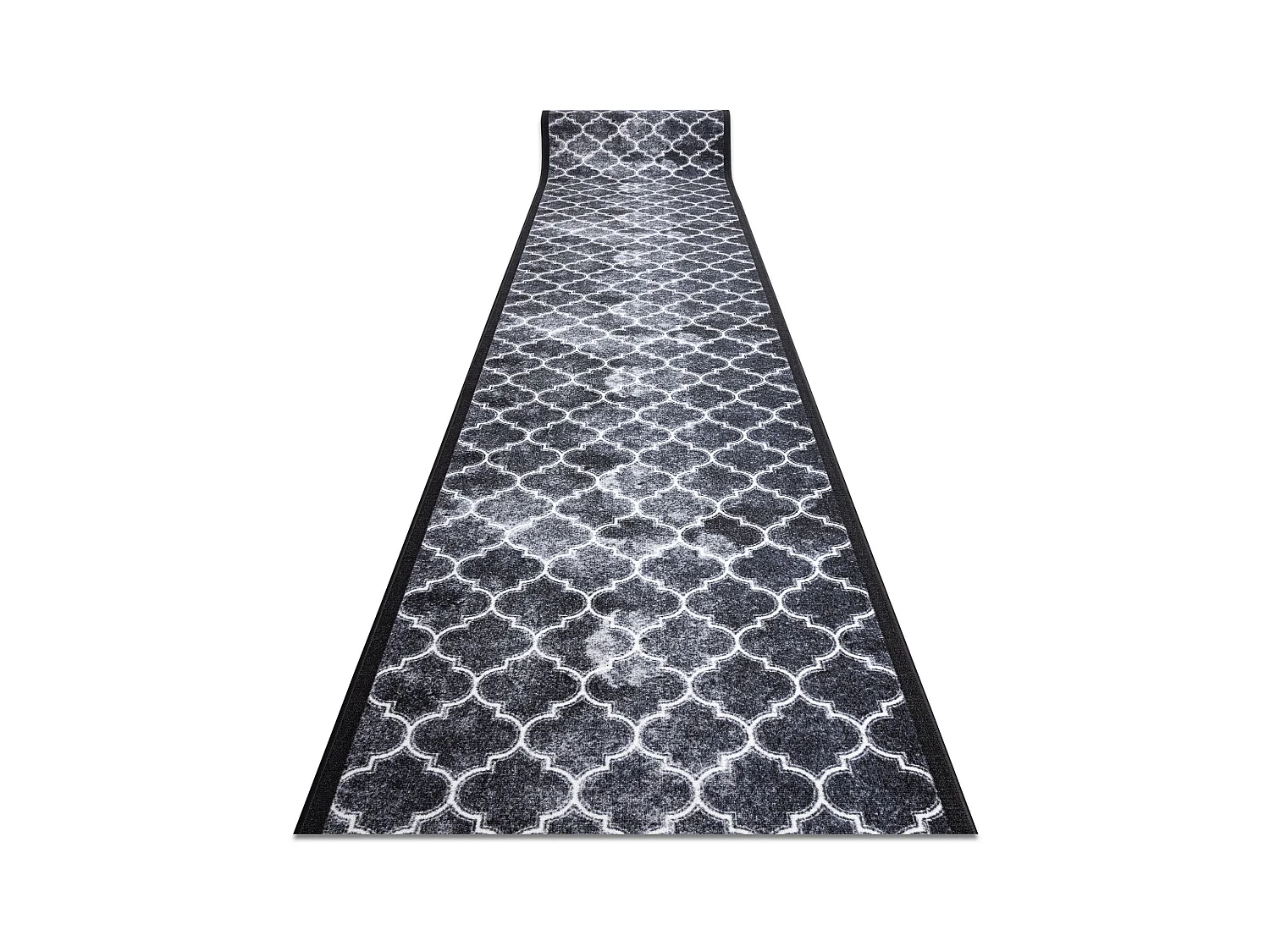 TAPIS DE COULOIR antidérapant CLOVER gris 80x350 cm