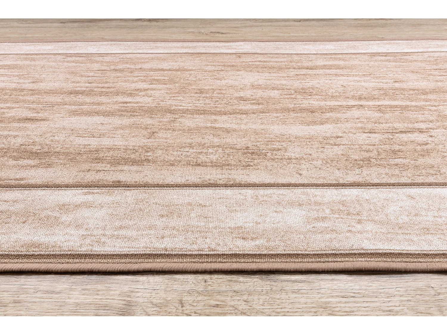 Alfombra de pasillo con refuerzo de goma RAMA beige 80x330 cm