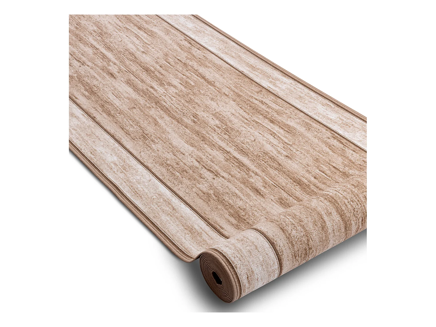 Vloerbekleding met rubber bekleed RAMA beige 80x150 cm