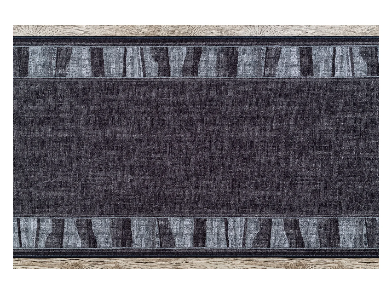 TAPIS DE COULOIR antidérapant LINEA gris 80x310 cm