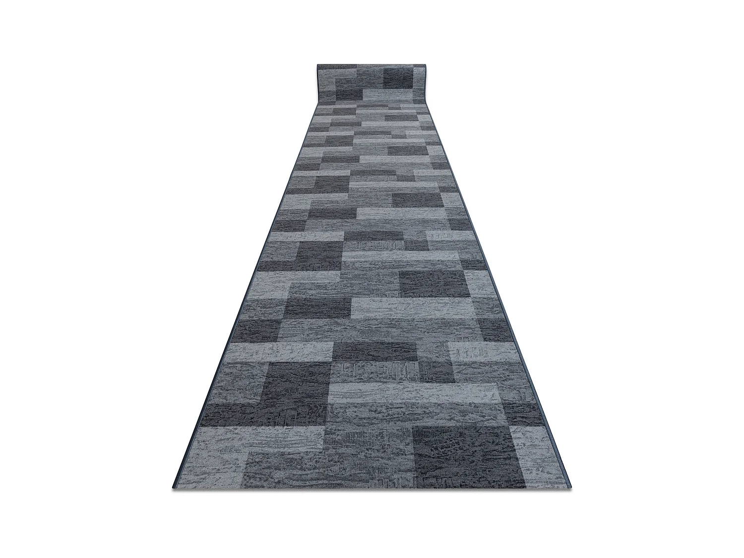 TAPIS DE COULOIR antidérapant ICONA gris 80x290 cm