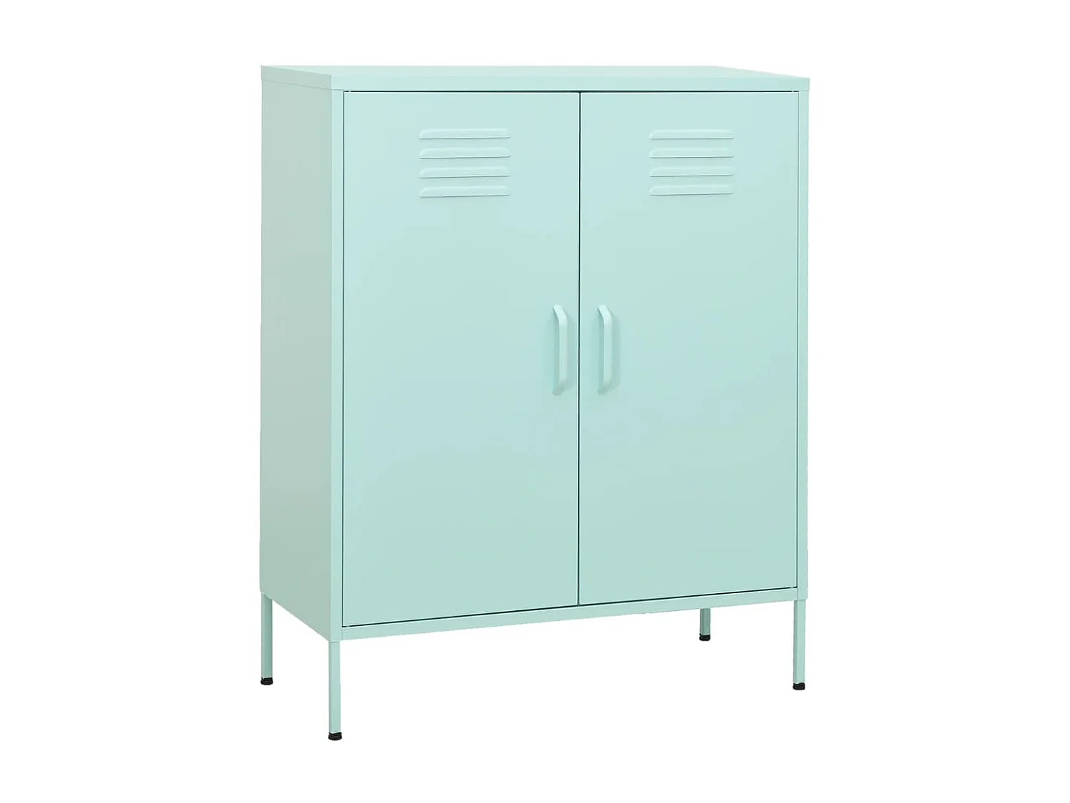 Armoire de rangement Vert menthe 80x35x101,5 cm Acier SBC5485