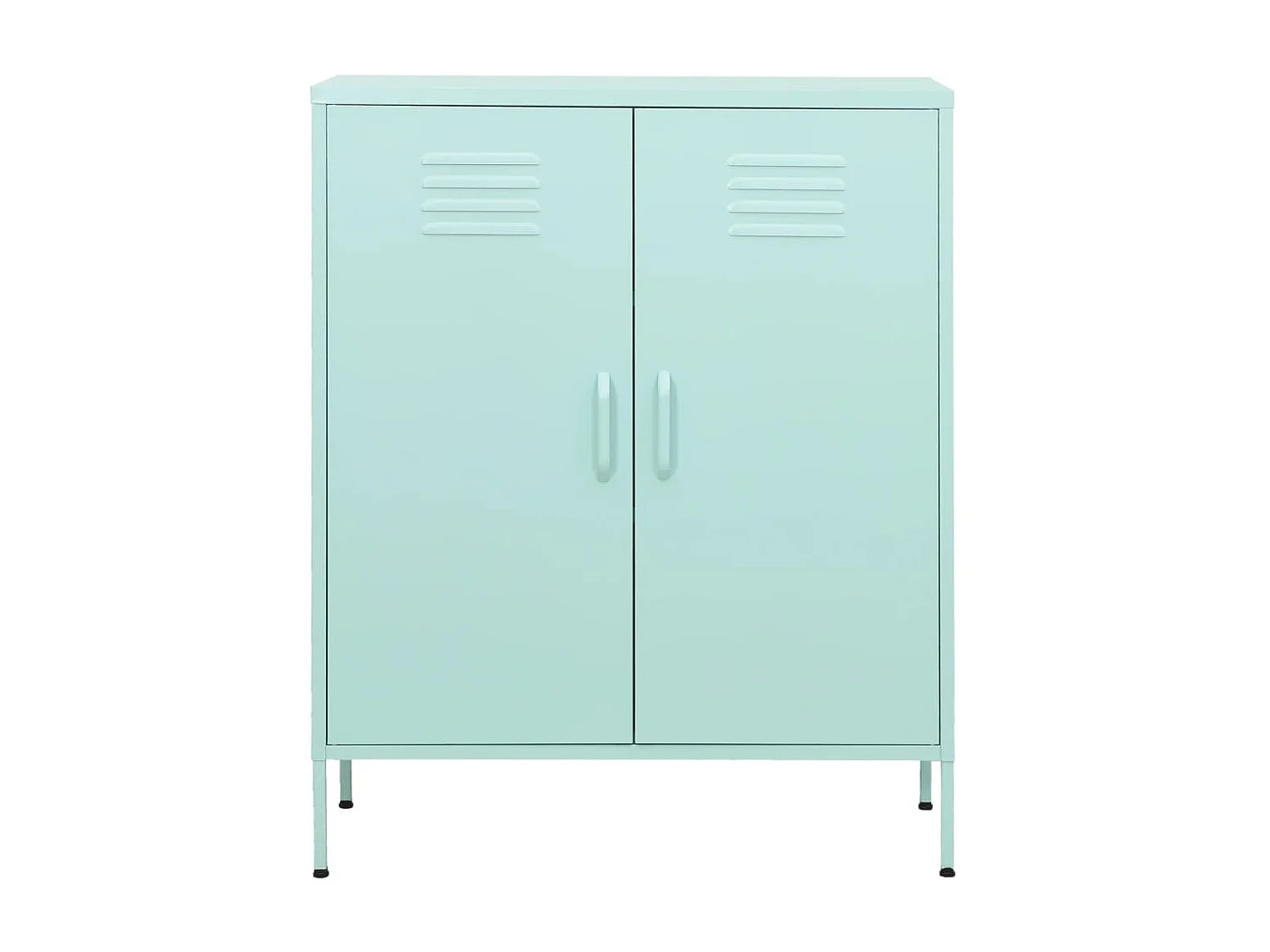 Armoire de rangement Vert menthe 80x35x101,5 cm Acier SBC5485
