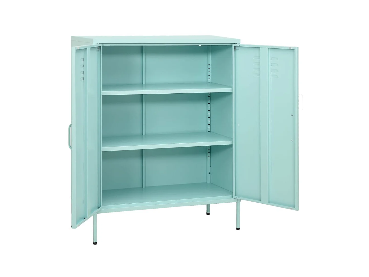 Armário de arrumação aço 80x35x101,5 cm verde-hortelã PT205780