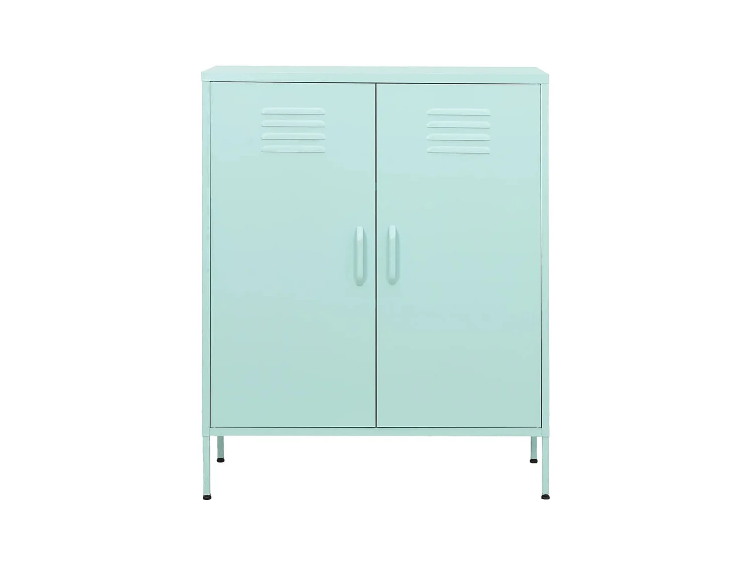Armário de arrumação aço 80x35x101,5 cm verde-hortelã PT205780