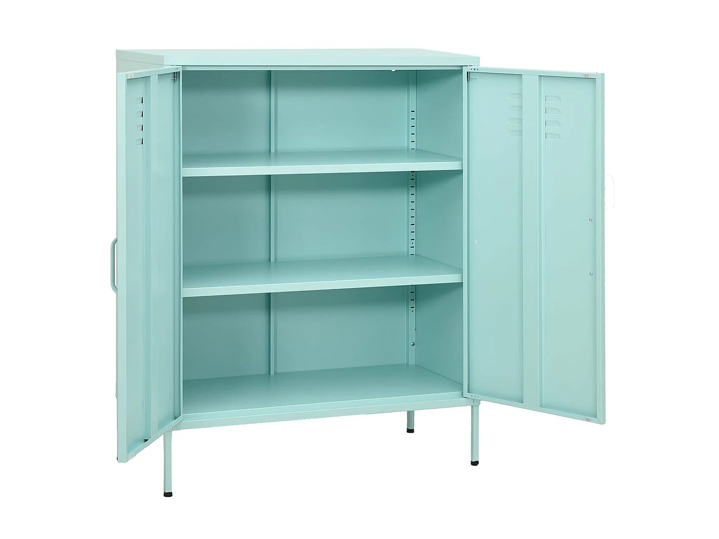 Armário de arrumação aço 80x35x101,5 cm verde-hortelã PT205780