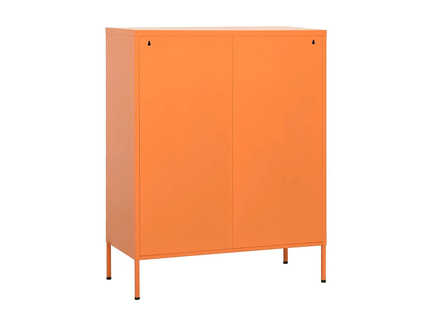 Armario de almacenamiento acero naranja 80x35x101,5 cm ES479218