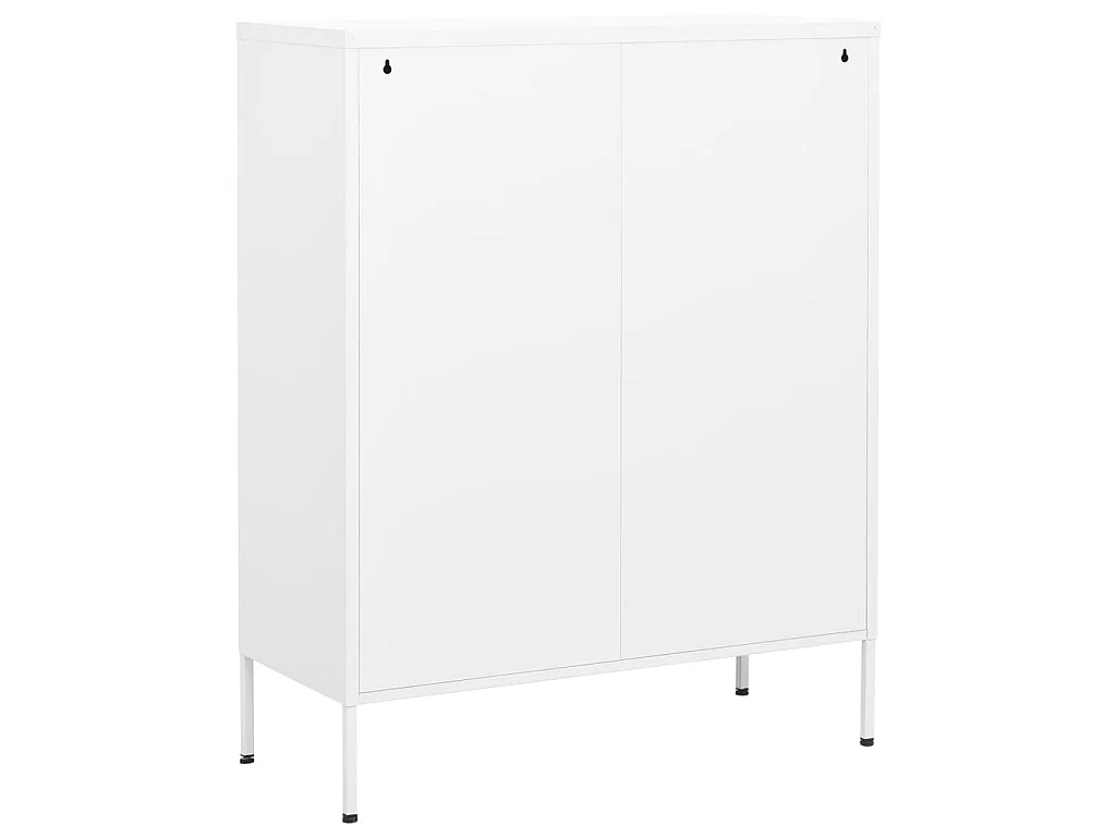 Armoire de rangement Blanc 80x35x101,5 cm Acier SBC6031