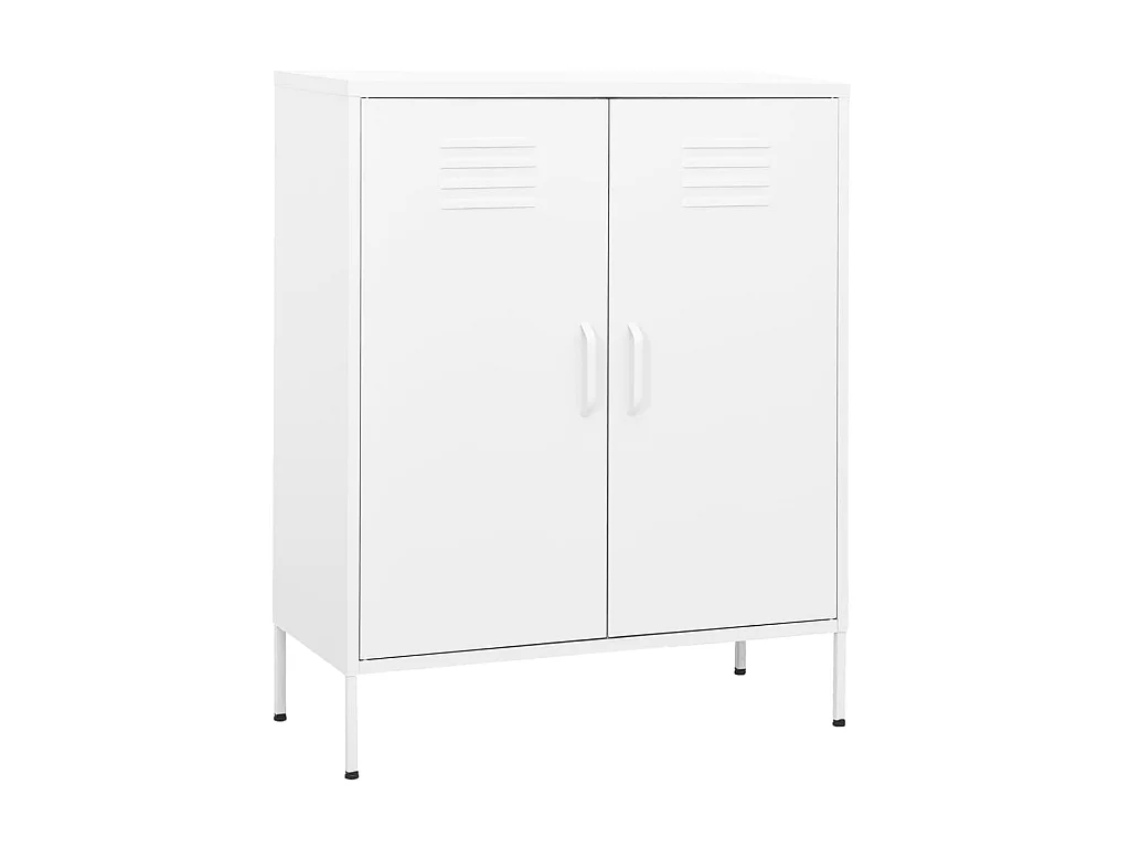 Armario almacenamiento acero blanco 80x35x101,5 cm ES495019