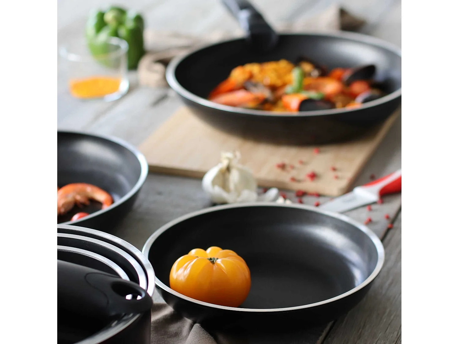 Menastyl - Set 10 Pieces Poeles Et Casseroles Induction Made In France