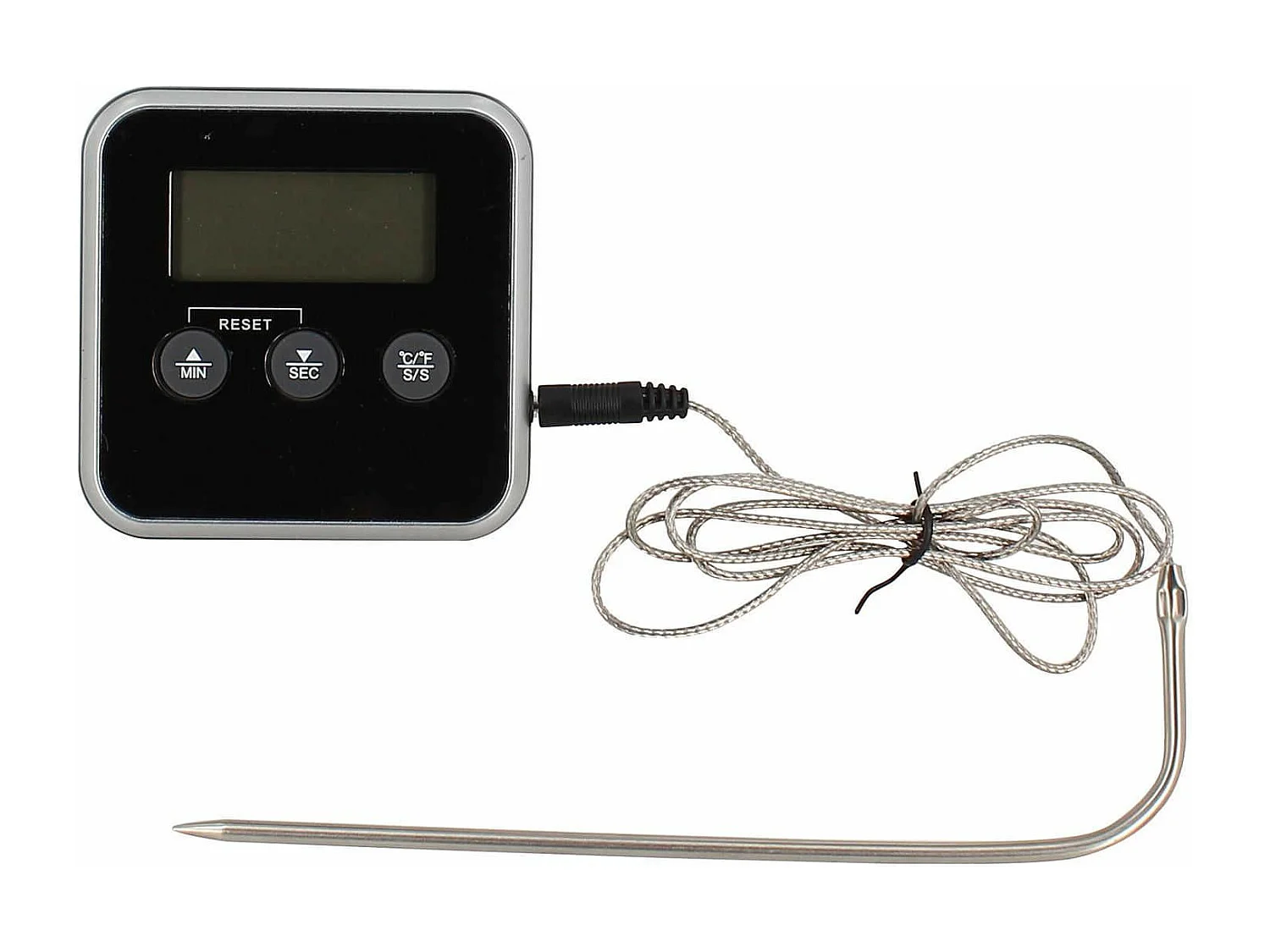 Menastyl - Thermometre De Cuisson Oriane A Sonde Electronique Carre
