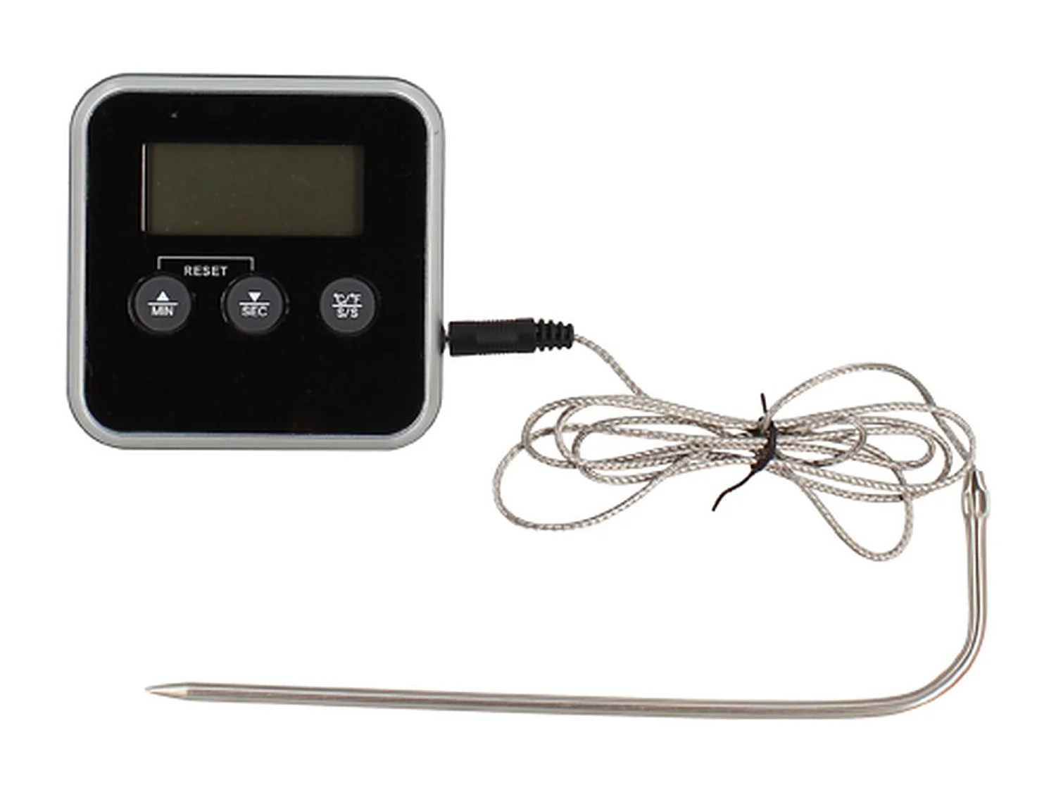 Menastyl - Thermomètre De Cuisson Oriane à Sonde électronique Carré