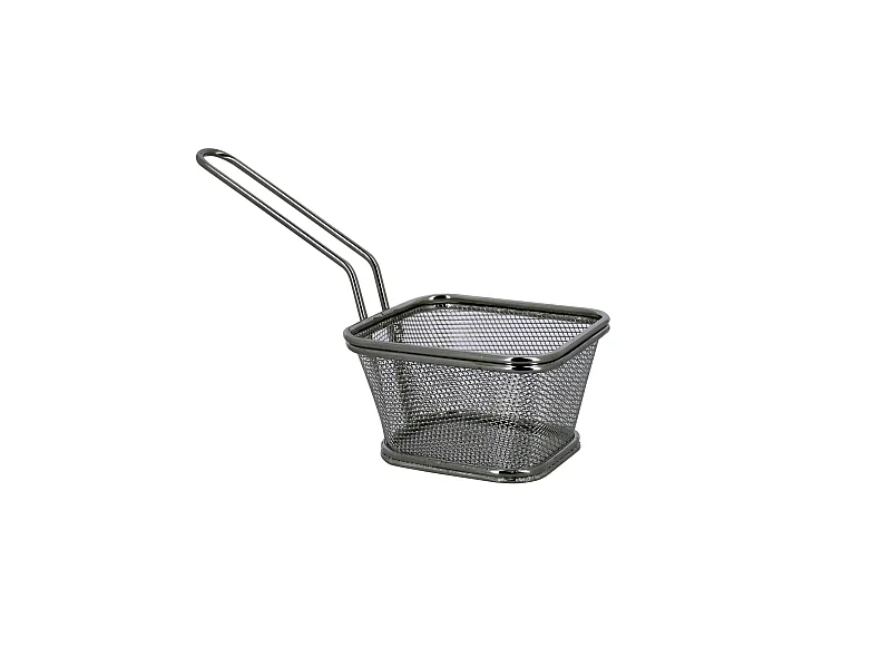 Novastyl - Mini Panier A Frites En Acier Inoxydable Portion Individuelle 10x8.5cm