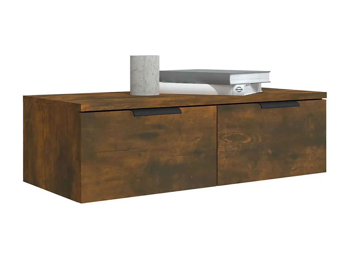 Wandschrank,Wandhängeschrank Räuchereiche 68x30x20 cm Holzwerkstoff -gkd169763