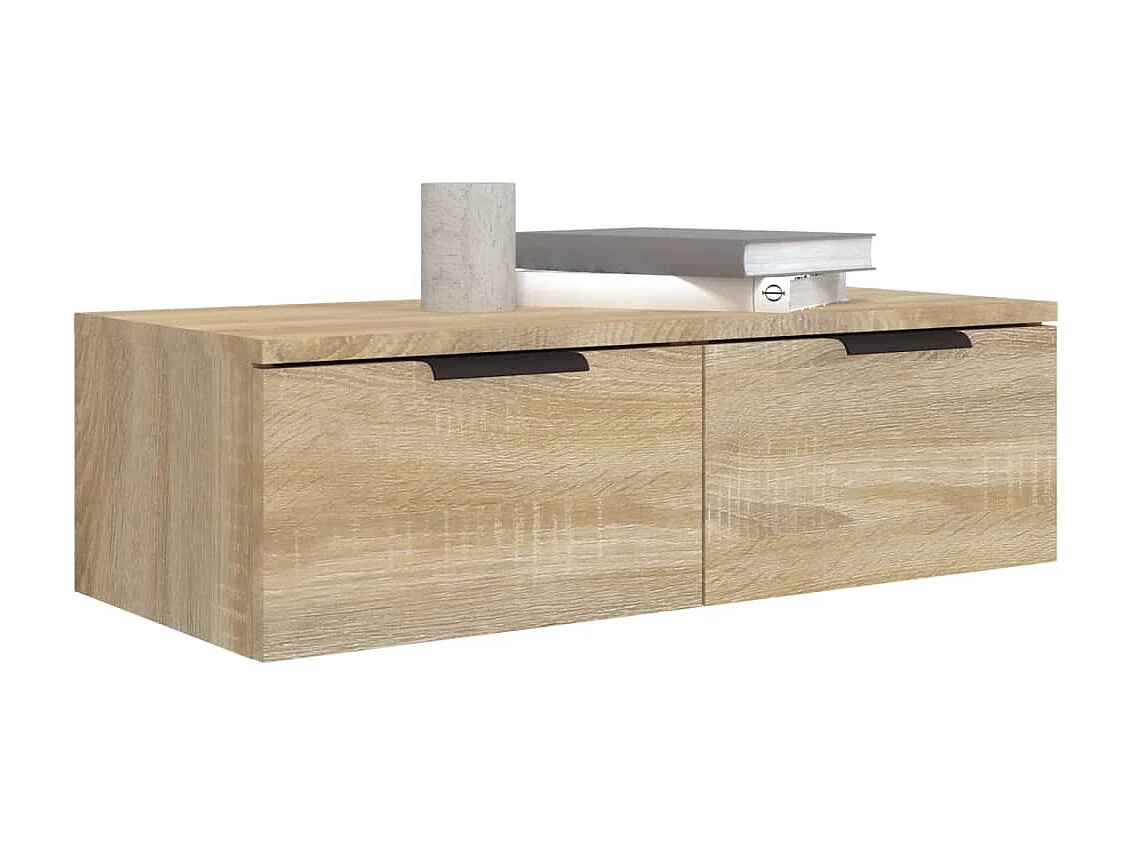 Armario de pared madera de ingeniería roble Sonoma 68x30x20 cm ES448076