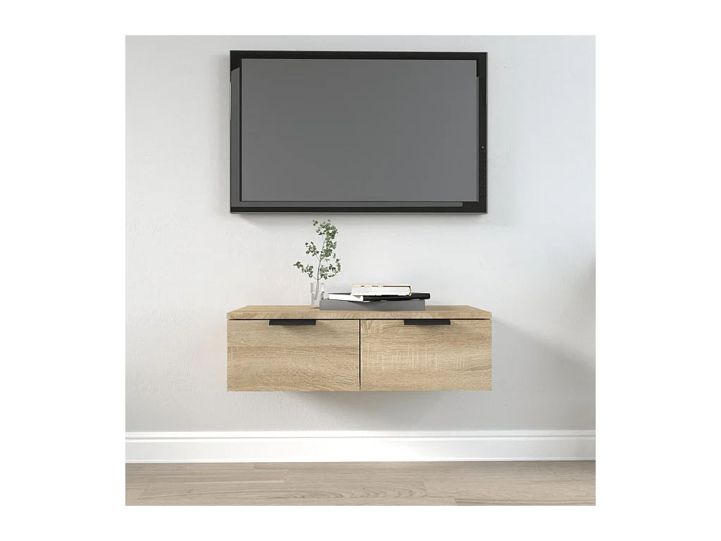 Armoire murale Chêne sonoma 68x30x20 cm Bois d'ingénierie OLA4783