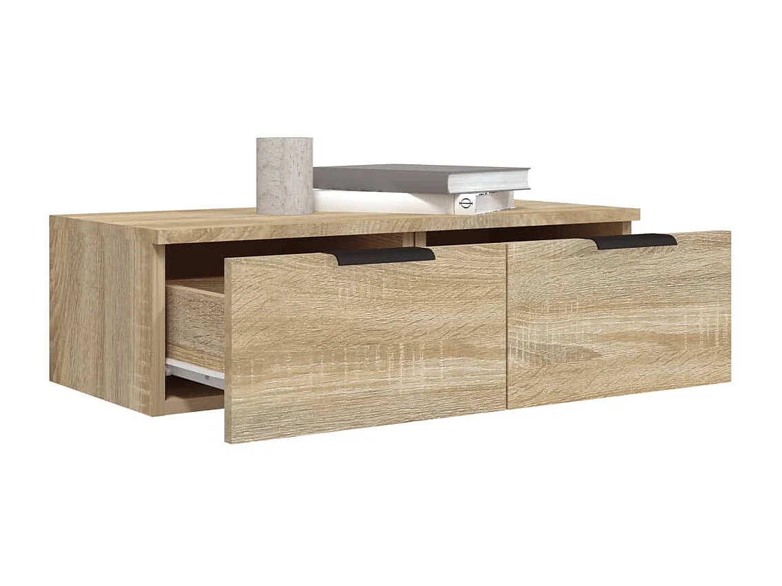 Armoire murale Chêne sonoma 68x30x20 cm Bois d'ingénierie OLA4783