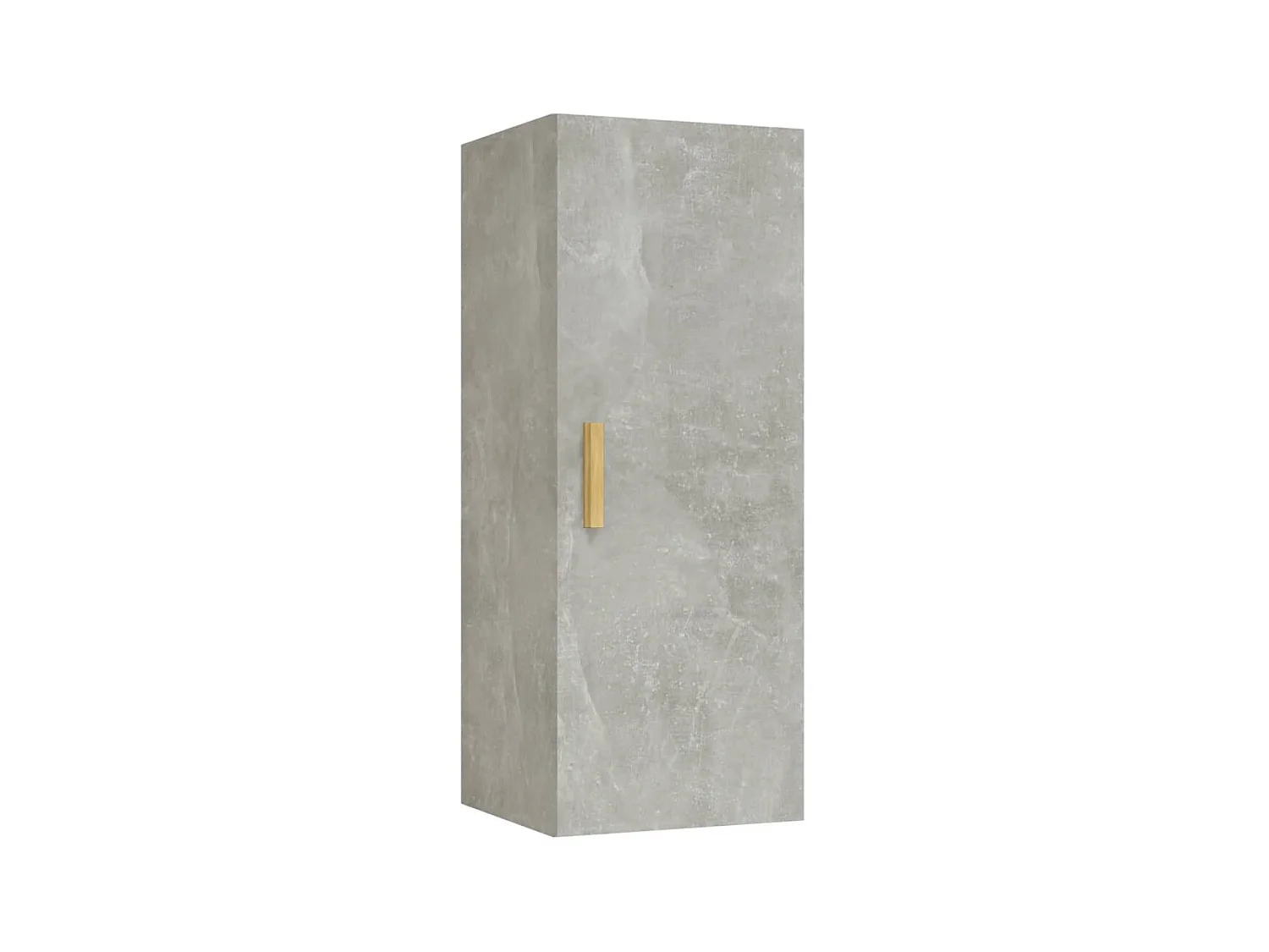 Armario de pared contrachapada gris hormigón 34,5x34x90 cm ES695629