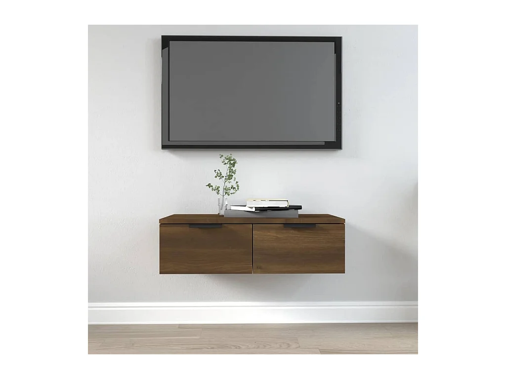 Armoire murale Chêne marron 68x30x20 cm Bois d'ingénierie OLA4649