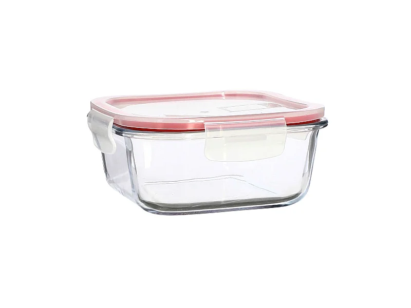 Menastyl - Boite Hermetique Carree + Couvercle 800ml Clementine